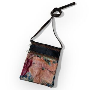 Hand Painted Leather Phone Pouch
